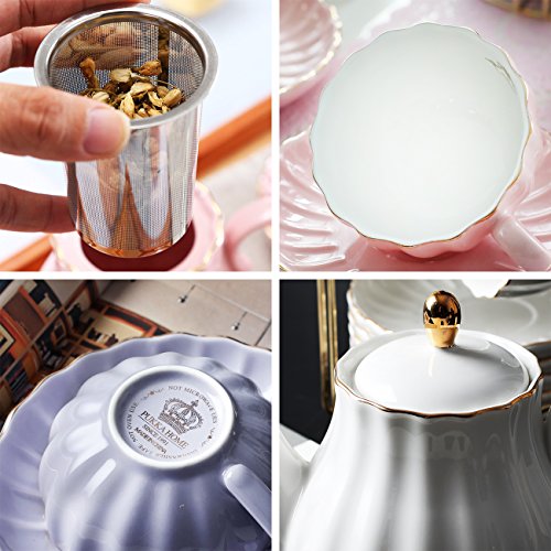 Sweejar Porcelain Tea Sets British Royal Series