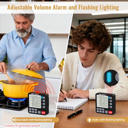 Digital Dual Kitchen Timer