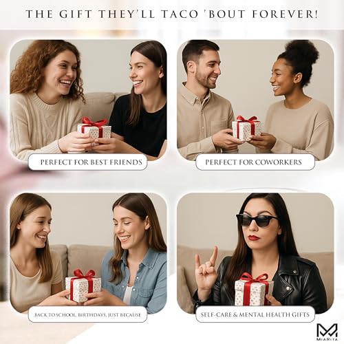 Positive Taco Jar 60 Positive Affirmation Card Birthday Gifts for Women Men