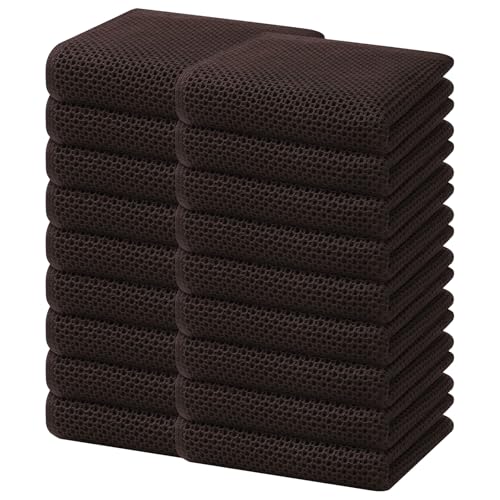 100% Cotton Waffle Weave Kitchen Dish Towels 18 (18 Count)