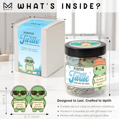 Positive Jar 60 Positive Affirmation Cards Funny Mothers Day Gifts for Mom From Daughter Son Sister Friend Coworkers Nurse Teachers Appreciation Gifts Cinco De Mayo