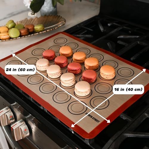 Macaron Baking Mat Silicone Non Stick (2 Count)
