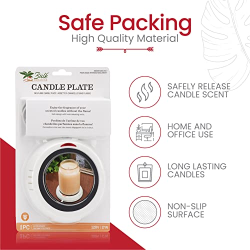 Candle Warmer Plate Safely Releases Scents Without a Flame
