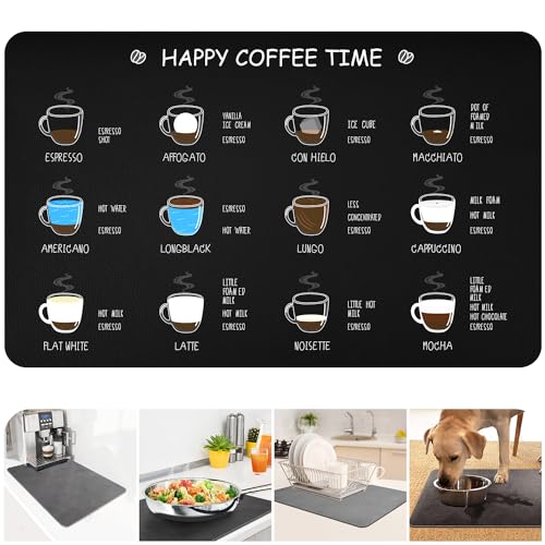 Coffee Bar Mat for Countertop