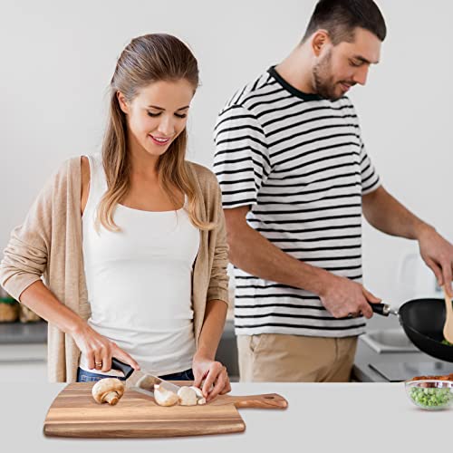 Large Wooden Charcuterie Board Acacia Chopping Cutting Boards for Kitchen