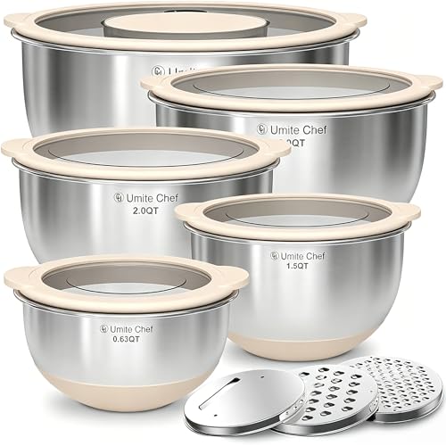 Mixing Bowles Set with Lids Set (8 Count)