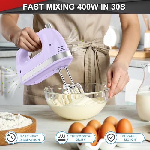 Hand Mixer Electric Handheld 400W