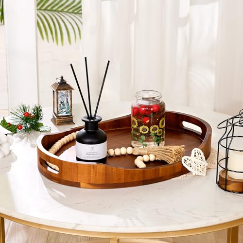 Wood Serving Tray with Handle