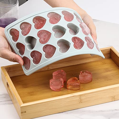 Heart Shaped Ice Cube Trays with Lid