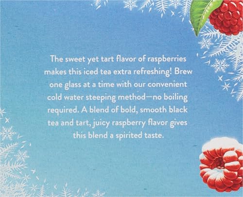 Cold Brew Raspberry Black Iced Tea 18 Tea Bags (18 Count)