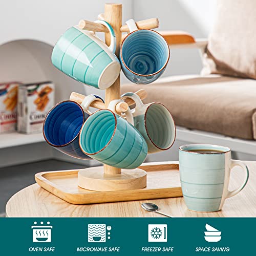 Bonita 12 Oz Coffee Mugs Set of 6