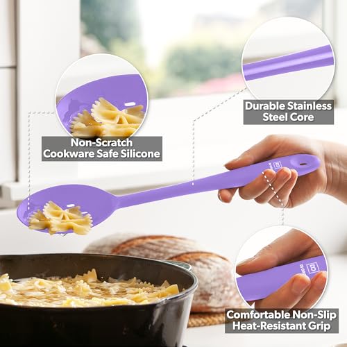 DI ORO Silicone Cooking Spoons (2 Count)