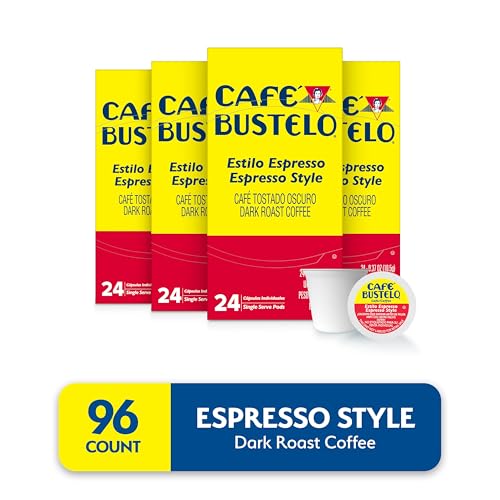 Café Bustelo Espresso Style Dark Roast Single Serve Coffee Pods (96 Count)