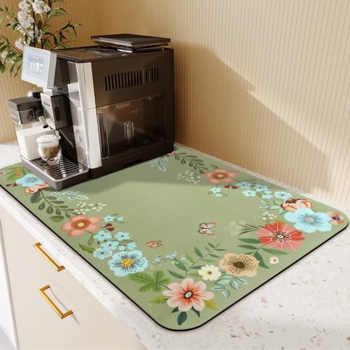 24.5" x 15.5" Dish Drying Mat & 24" x 5.5" Sink Splash Guard