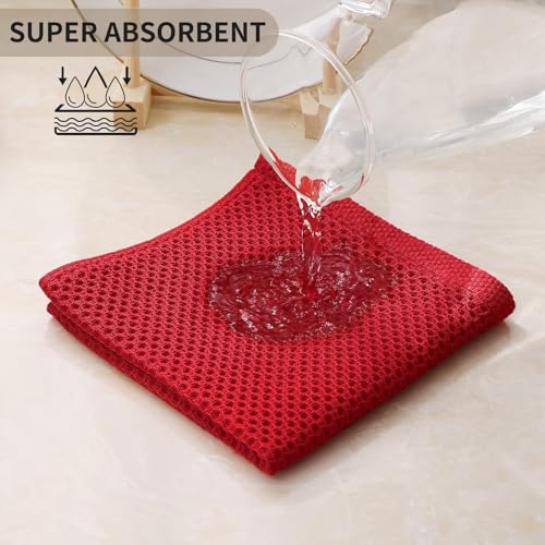 100% Cotton Kitchen Dish Cloths (6 Count)