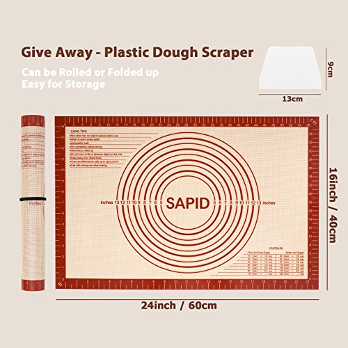Extra Thick Silicone Pastry Mat Non