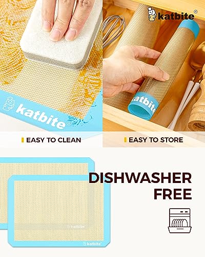 Silicone Baking Mat Set of 3 Light Blue