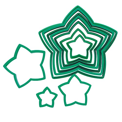 International Star Tree Cookie Cutters to Make 3D Tree (10 Count)