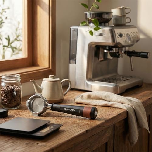 54mm Bottomless Portafilter for Breville 3 Ear Aluminum Handle