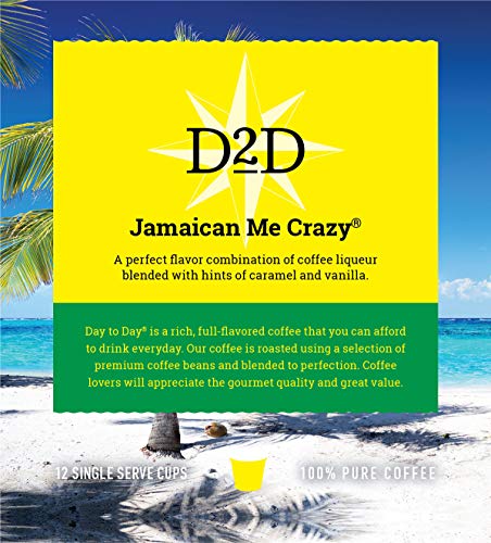 Day To Day Jamaican Me Crazy Light Roast Single Serve Coffee Pods (120 Count)