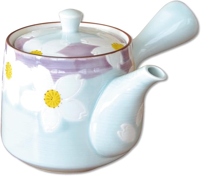 Japanese Teapot Ceramic Kyusu 14.9 fl oz Arita Imari ware Made in Japan Porcelain Tea pot for Green Tea Urara
