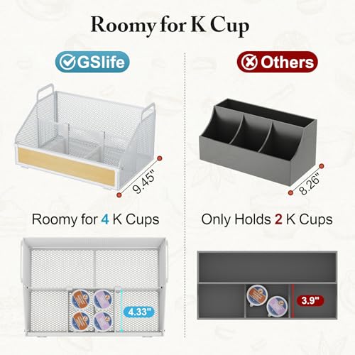 Countertop Coffee Station Organizer
