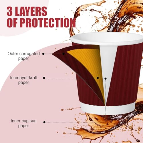 120 Pack Paper Espresso Coffee Cups (240 Count)