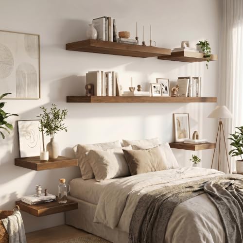 Deep Floating Shelves 72x12” Set of 1