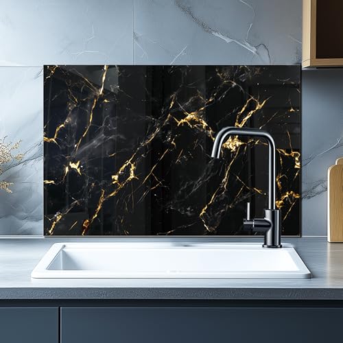 Tempered Glass Backsplash Kitchen