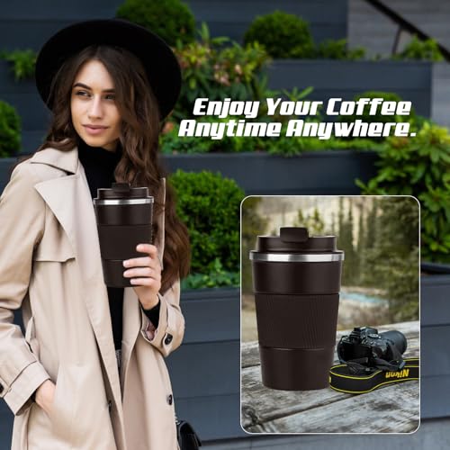 Vacuum Insulated Stainless Steel Travel Coffee Mug