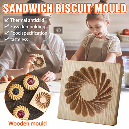 Wooden Cookie Biscuit Mold