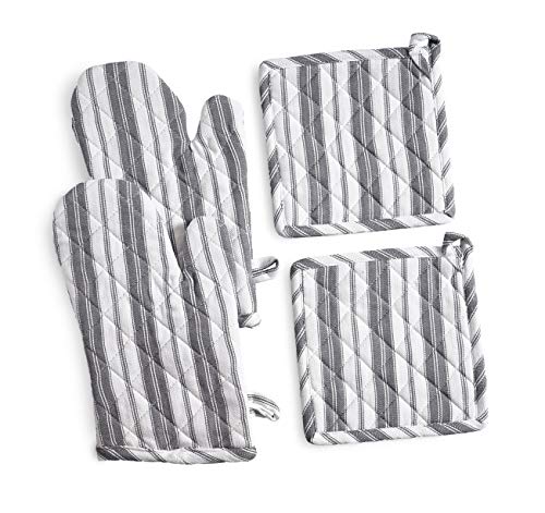 Oven Mitts & Potholder Set