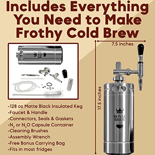 The Original Royal Brew Nitro Cold Brew Coffee Maker