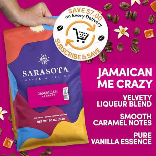 Sarasota Coffee Whole Bean Jamaican Me Crazy (80 Ounce)