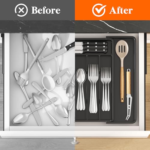 Expandable Silverware Drawer Organizer