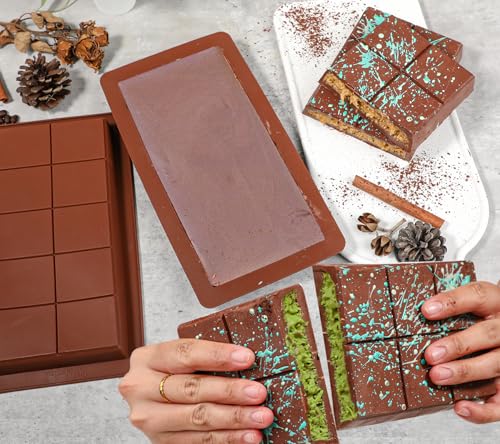 Deep Chocolate Bar Molds 2 Pack (2 Count)