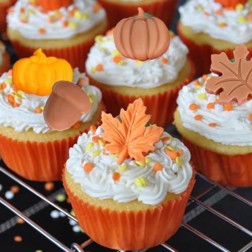 2PCS Fall Silicone Molds Thanksgiving Chocolate Mold (2 Count)