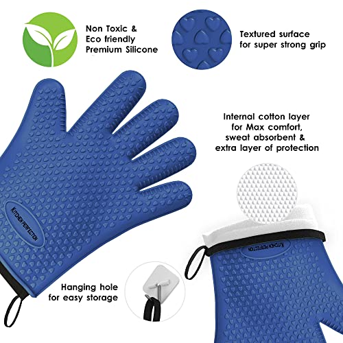 Silicone Smoker BBQ Gloves (2 Count)