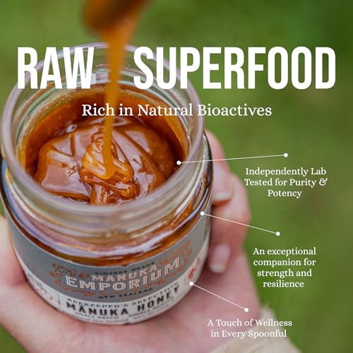 MGO829+ High Potency Raw Manuka Honey 8.8oz Glass Jar (8.8 Ounce)