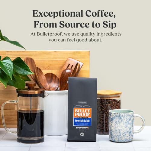 French Kick Dark Roast Whole Bean Coffee (12 Ounce)