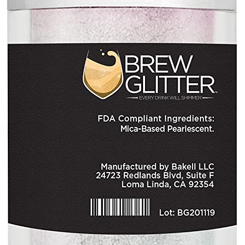 Purple Iridescent BREW GLITTER Edible Glitter For Drinks