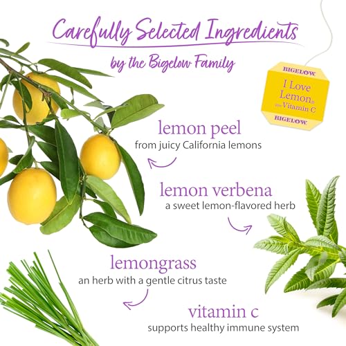 I Love Lemon with Vitamin C Herbal Tea (120 Count)