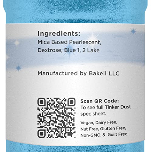 Neon Blue Edible Glitter