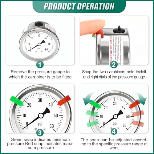 0 60PSI Stainless Steel Liquid Filled Pressure Gauge