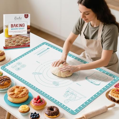 Silicone Baking Mat with 10 Useful Recipes