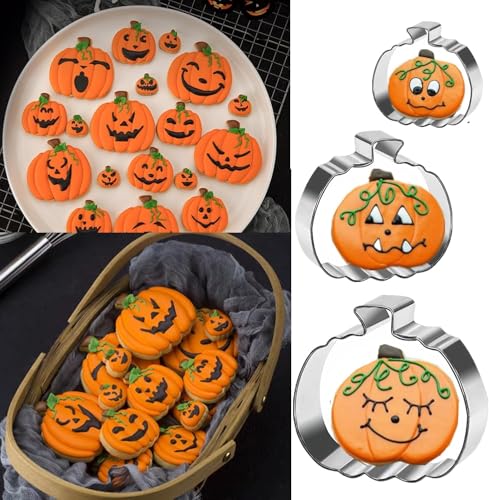 Pumpkin Cookie Cutters Set