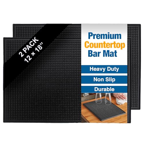 Rubber Bar Mats for Countertop (2 Count)