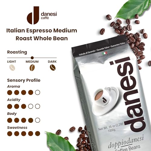 Danesi Caffe Doppio Whole Bean Coffee (70.4 Ounce)