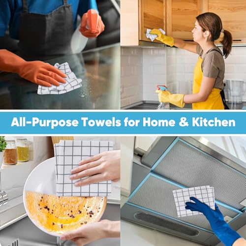Microfiber Cleaning Cloth Roll (50 Count)