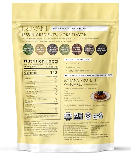 Organic Plant Based Protein Powder (11.1 Ounce)